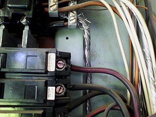 normal breaker box- thermal imaging