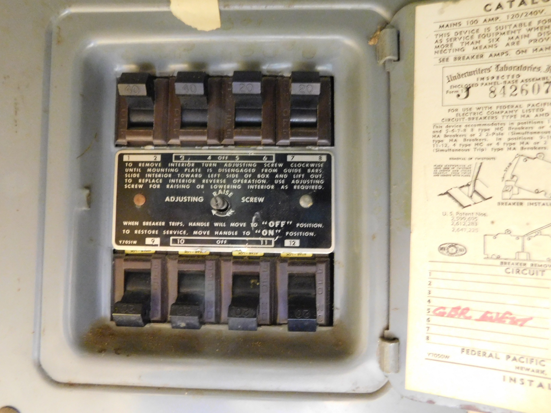 electrical panel