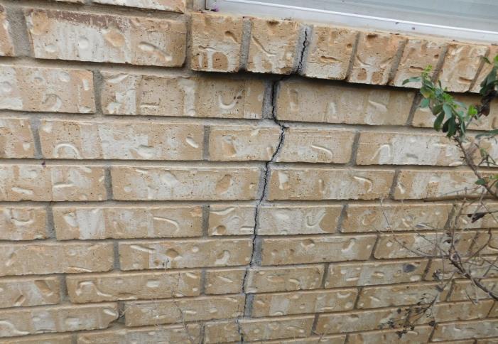 2014 photo- foundation settling