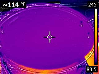 thermal image hot pan
