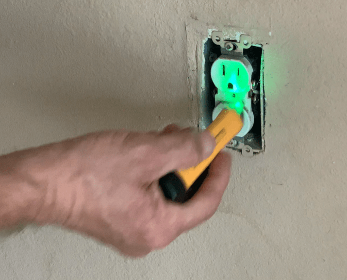 using a voltage detector