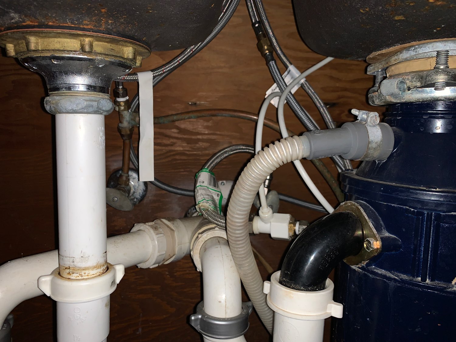 dishwasher drain line
