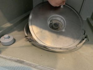 dishwasher filter removal
