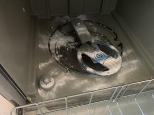 baking soda in dishwasher