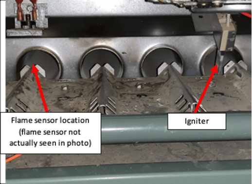 flamer sensor and igniter