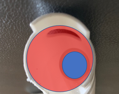 airgap top view
