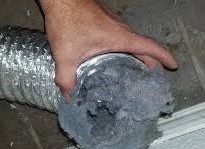 dirty dryer vent hose