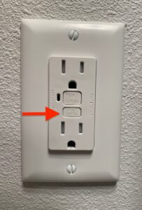 gfci test button